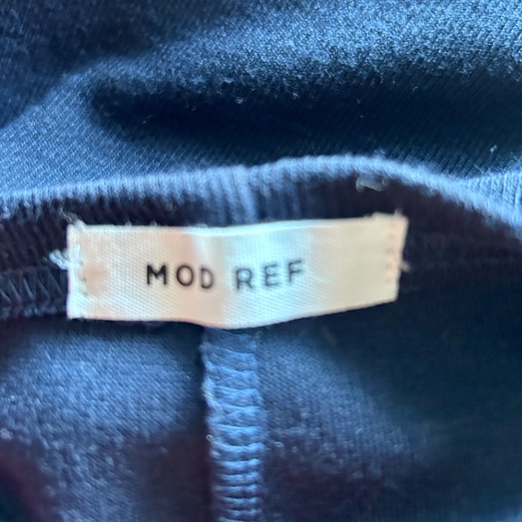 Mod Ref Navy Knit Jumpsuit Wide Leg Crop sz PS   = SO CUTE! - Picture 5 of 7